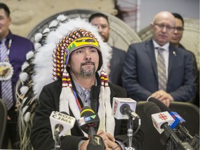 Cumberland House Chief Rene Chaboyer, seen in Saskatoon December 2019, wants to secure consultation for his First Nation as the province's irrigation project moves forward. (Saskatoon StarPhoenix).