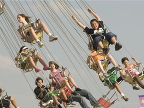 Riders had a swinging good time during the annual Exhibition at Prairieland Park in 2007