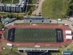 Work will start Monday to replace turf and upgrade lighting at Griffiths Stadium.