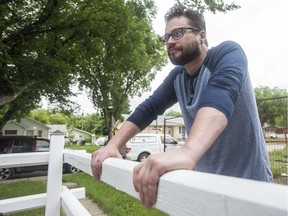 Jonathan Eder was among the bystanders who stepped in to help when he saw a man on the wrong side of the security fencing at the Circle Drive Overpass on Idylwyld Drive on June 16.