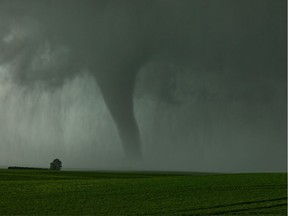 Craig Hilts, a storm chaser based in Swift Current, captured the tornado that touched down near Lafleche, SK on July 4, 2020.