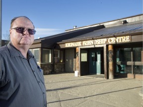 LA RONGE, SASK--APRIL 21 2016 0430 News La Ronge- Ron Woytowich, the executive director of the Kikinahk Friendship Centre in La Ronge, stands for a photograph outside of the Friendship Centre on Thursday, April 21st, 2016. Woytowich is seeking federal funding to build a 24/7 homeless shelter in the town.