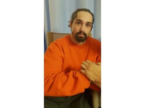 Nicholas Dinardo, seen in an undated handout photo, is alive and incarcerated. The 28-year-old Indigenous man has attempted suicide multiple times and spent long stints in isolation, including for more than 200 days while on remand for his current sentence of five-years for crimes like aggravated assault.