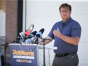 Saskatoon mayoral candidate Rob Norris