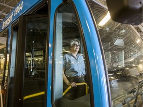 Saskatoon Transit operator Donna Csuka says helping people is a big part of what bus drivers do.