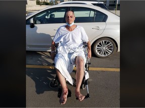 0828 news hit and run. Greg Semchuk was hit by a vehicle and seriously injured this weekend. His family hope posts on Facebook will help find the person responsible.