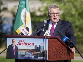 Former mayor Don Atchison announced his intention to enter the mayoral race for the upcoming civic election. Photo taken in Saskatoon, SK on Friday, August 28, 2020.