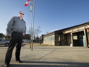 Ron Woytowich, the executive director of the Kikinahk Friendship Centre in La Ronge, stands for a photograph outside of the Friendship Centre on Thursday, April 21st, 2016.