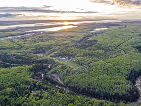 The Big River Recreation and Conservation Area group wants a moratorium on logging in the Nesslin Lake area until economic assessment studies are done. Photo provided by Kerri Fischer on September 2. (Saskatoon StarPhoenix.)