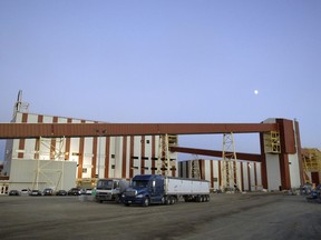 The exterior of the Potash Corp. Rocanville Potash mine in this photo from Sept. 25, 2012.