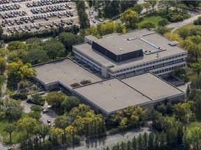 Aerial view of the University of Saskatchewan College of Education building in Saskatoon, SK on September 13, 2019. (Saskatoon StarPhoenix/Liam Richards)