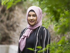 Sameeha Jhetam is one of three Saskatchewan-based young people selected to the federal Agricultural Youth Council. Jhetam poses for a photo at the University of Saskatchewan campus on Aug. 26, 2020.