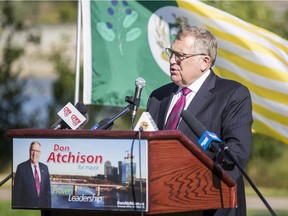 Former mayor Don Atchison announces his intention to enter the mayoral race for the upcoming civic election. Photo taken in Saskatoon, SK on Friday, August 28, 2020.