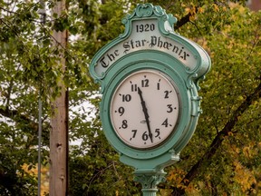 The StarPhoenix clock turns 100 years old on Oct. 6.