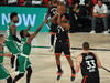 All Kyle Lowry — shown here taking a shot in Wednesday's epic Game 6 against the Boston Celtics — has done this season is polish his legacy as a Toronto Raptor.