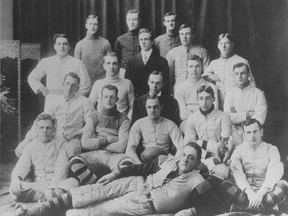 The 1910 Regina Rugby Club — the first edition of what later became the Saskatchewan Roughriders.