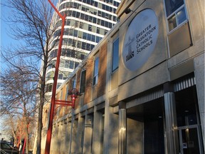 The Greater Saskatoon Catholic Schools headquarters at Fifth Avenue North and 22nd Street East.