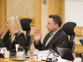 Troy Davies during budget deliberations in November 2019. Davies is the first city councillor in more than a decade to be acclaimed.