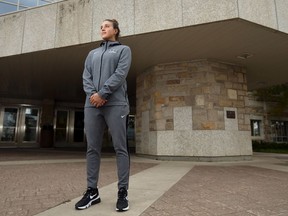 Claudia Lomba Viana travelled from Portugal to Saskatoon during the COVID-19 pandemic to rejoin her University of Saskatchewan Huskies women's basketball teammates. Photo taken in Saskatoon on Oct. 1, 2020.