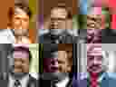 Saskatoon's six mayoral candidates, clockwise from top left: Charlie Clark, Rob Norris, Don Atchison, Mark Zielke, Cary Tarasoff and Zubair Sheikh.