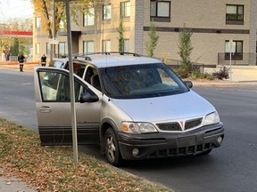 A van sighted at Clarence and 9th Street East at around 7:30 a.m. appeared to have a bullet hole in its window.
Saskatoon StarPhoenix / Phil Tank