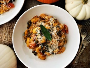 Creamy pumpkin and sausage gnocchi (Renee Kohlman)