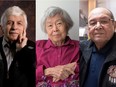 Max Eisen, Joy Kogawa and Fred Sasakamoose will receive honorary degrees from the University of Saskatchewan during the virtual 2020 fall convocation.