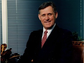 An undated photo of Bob Peterson, appointed as a senator for Saskatchewan in 2005 and served until 2012.