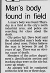 From the StarPhoenix, Nov. 30, 1990.