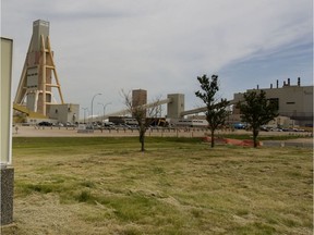 The potash mine in Allan east of Saskatoon is seen in this June 26, 2012 photo.