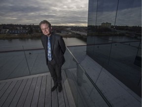 Gregory Burke on the rooftop patio at the Remai Modern in Saskatoon, SK on Tuesday, October 16, 2018.