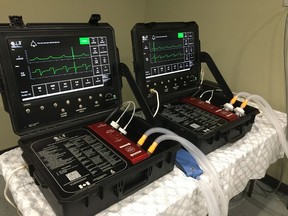 The Saskatchewan Health Authority (SHA) has purchased 100 made-in-Saskatchewan ventilators to be produced by Saskatoon-based RMD Engineering Inc. through a partnership that includes the University of Saskatchewan. The 100 ventilators will increase the total in the health care system to 750 as COVID-19 cases rise. (Government of Saskatchewan)