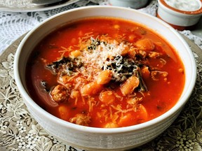 Tomato and white bean soup (Renee Kohlman)