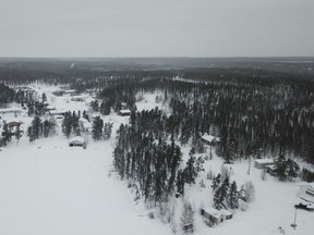 Kinoosao is reported as the last community in North Saskatchewan to solely rely on diesel energy. Photo provided by Tyler Jobb on Wednesday, December 23, 2020. (Saskatoon StarPhoenix)