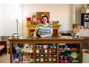 Shala Neufeld runs Nefelibata Arts and Crafts, a store that sells gently used arts and crafts supplies in Riversdale. Photo taken by Matt Smith in Saskatoon, SK on Friday, January 8, 2021.