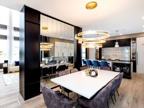 Each room in this impressive $2.5million grand prize Hospital Home Lottery showhome is drenched in style details – such a luxurious fabrics, glossy textures, and high shine metallic – all inspired by art deco style of the 1920s.