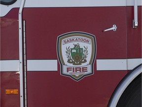 A Saskatoon Fire Department truck.