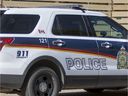 Véhicule du service de police de Saskatoon.