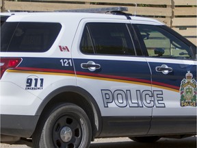 A Saskatoon Police Service vehicle.