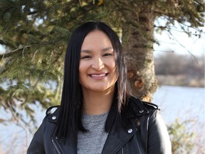 Dene Language Revitalization Consultant Abby Janvier says Meadow Lake Tribal Council's new Dene phone application was something “needed in our communities." Photo provided by Meadow Lake Tribal Council on Friday, January 15, 2021. (Saskatoon StarPhoenix)