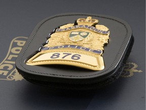 A Saskatoon Police Service badge.