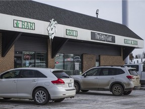 The Saskatchewan Health Authority warned about increased exposure at the Feisty Goat Bar and Grill on Jan. 23 with at least six COVID-19 cases from several households. Photo taken in Saskatoon, SK on Thursday, February 4, 2021.