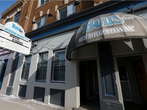 Bud's on Broadway has become the latest Saskatoon bar to be issued a $14,000 ticket for violating COVID-19 restrictions and be named publicly by the province. Photo taken in Saskatoon on Wednesday, February 10, 2021.