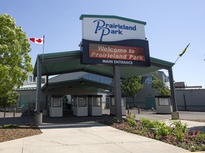 The entrance to Prairieland Park is seen in this photo taken on July 20, 2016.