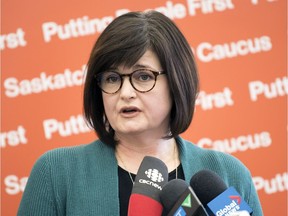 NDP Education Critic Carla Beck accused Minister Dustin Duncan of 