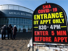 The province has converted Merlis Belsher Place, the Huskies hockey home which is set up as an emergency field hospital, into a mass COVID-19 immunization site.