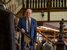 Elwood Flynn, 91, is retiring after almost seven decades spent selling fine menswear in Saskatoon.