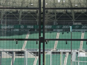 Due to COVID-19, the Saskatchewan Roughriders have not played at Mosaic Stadium since Nov. 17, 2019.