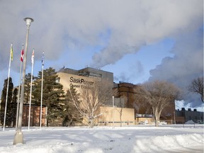 The Queen Elizabeth Power Station in Saskatoon, SK on Wednesday, January 15, 2020.