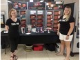 Nursing students Sarah Leippi & Jazlynn Badduke are pictured here, presenting a project on period health for Your Time Women's Empowerment Foundation. Prior to COVID, Your TIme would partner with UofS to run a 6-7 week program where nurses bring menstrual cup education to communities throughout the province.